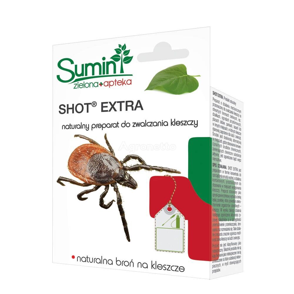 insecticide Sumin Shot Extra 50ml Preparat Do Zwalczania Kleszczy neuf