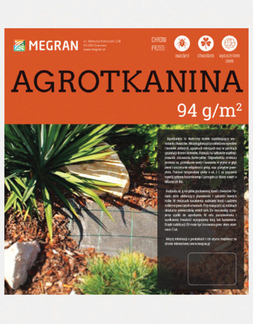 autre outil de jardinage Megran AGROTKANINA 94g/m2 CZARNA