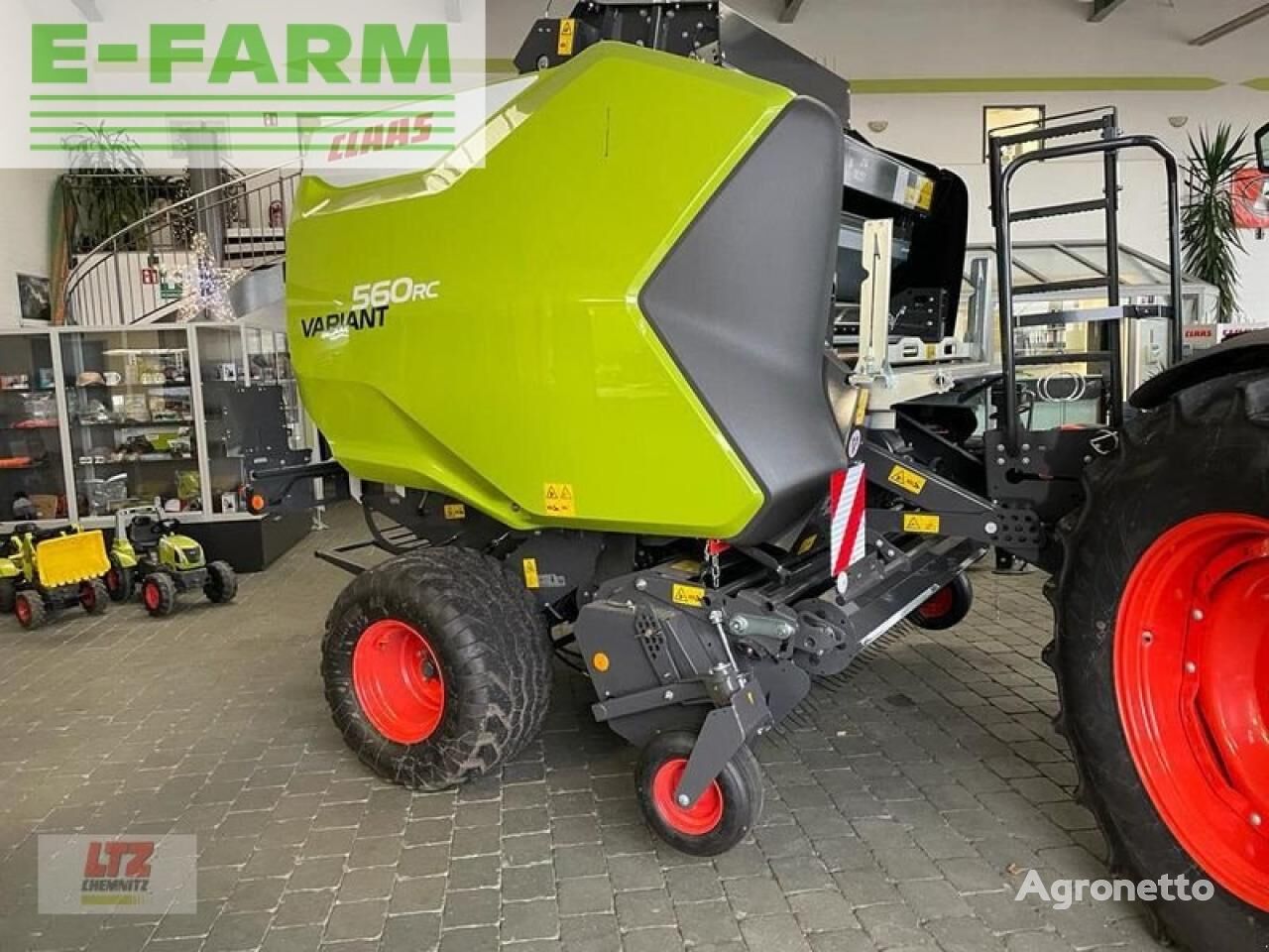 presse à balles carrées variant 560 rc trend claas run