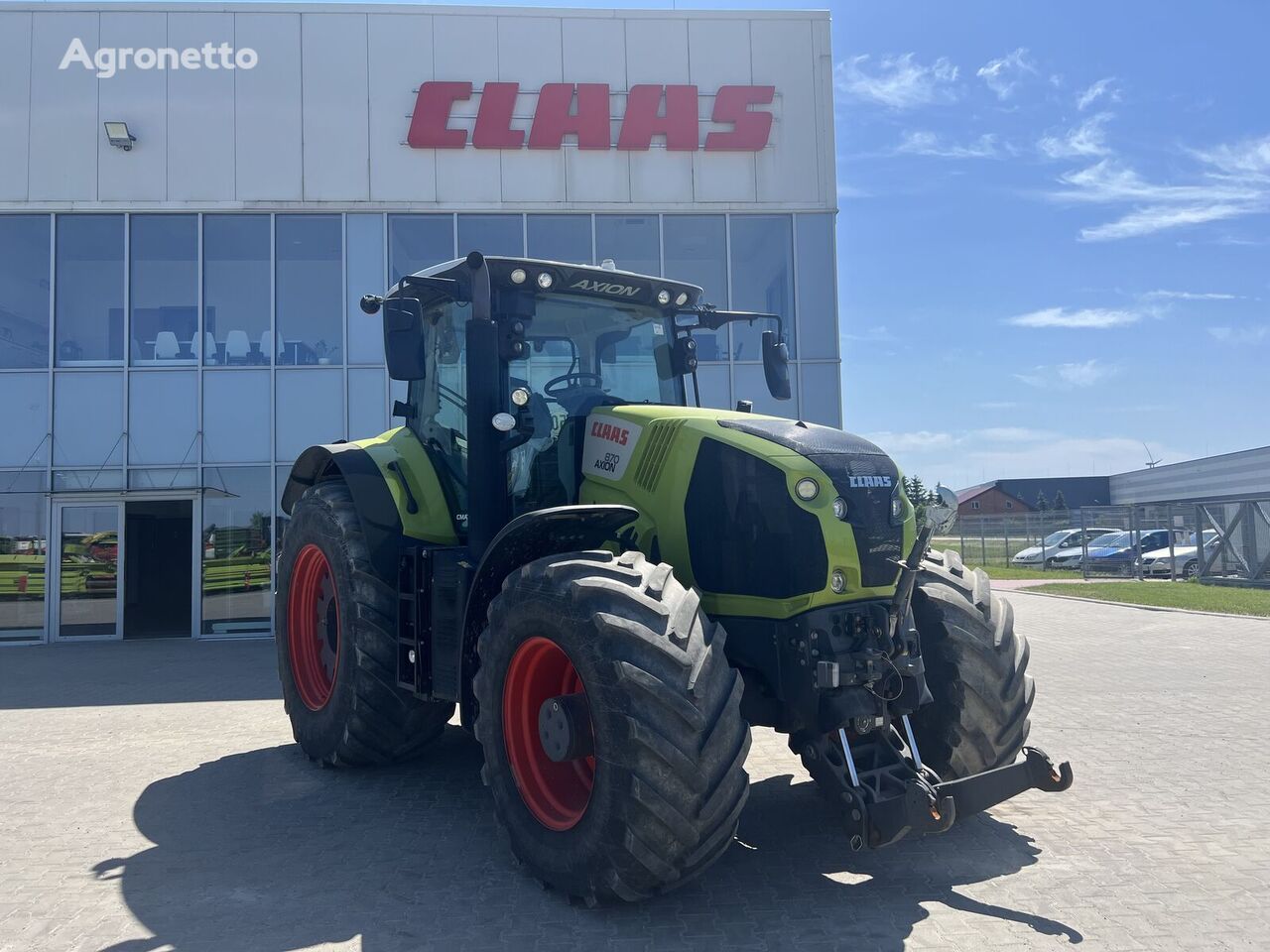 tracteur à roues Claas Axion 870 CMATIC